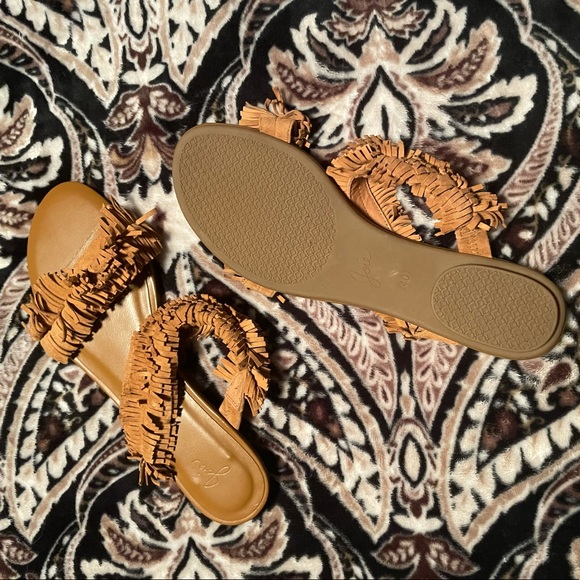 Joie Pippa Suede Fringe Sandals - Picture 5 of 7
